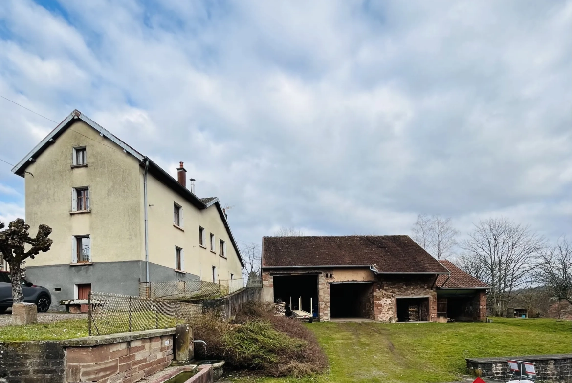 Charmante ferme rénovée de 130 m² avec dépendance sur 10 ares 55 à Hericourt 