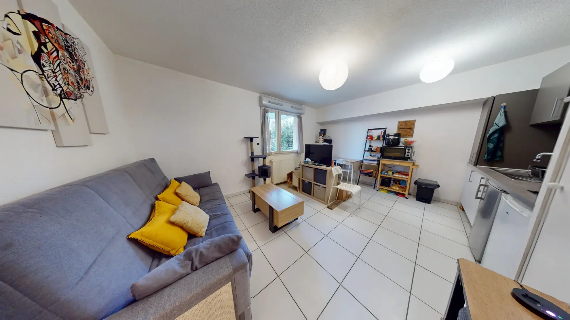 Appartement T1 à Toulouse de 27 m² proche métro, résidence récente 