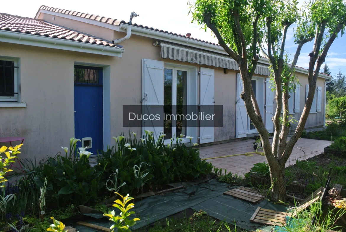 Maison de plain-pied à Marmande avec garage et jardin clos 