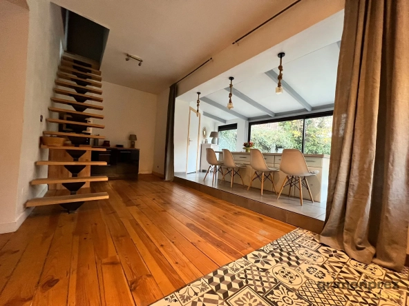 Maison spacieuse avec jardin et terrasse à vendre à Roubaix – Quartier recherché 