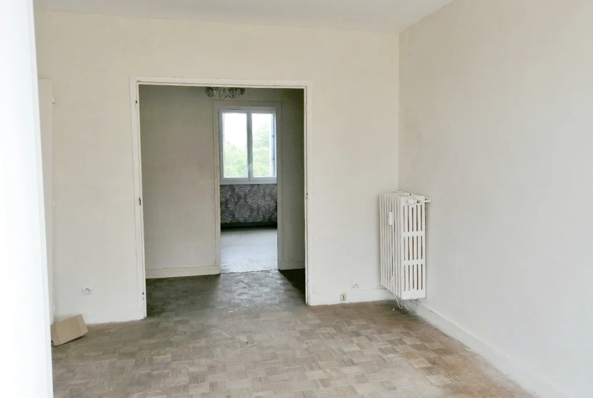Appartement T3 à Nevers Centre avec Balcon et Cave 