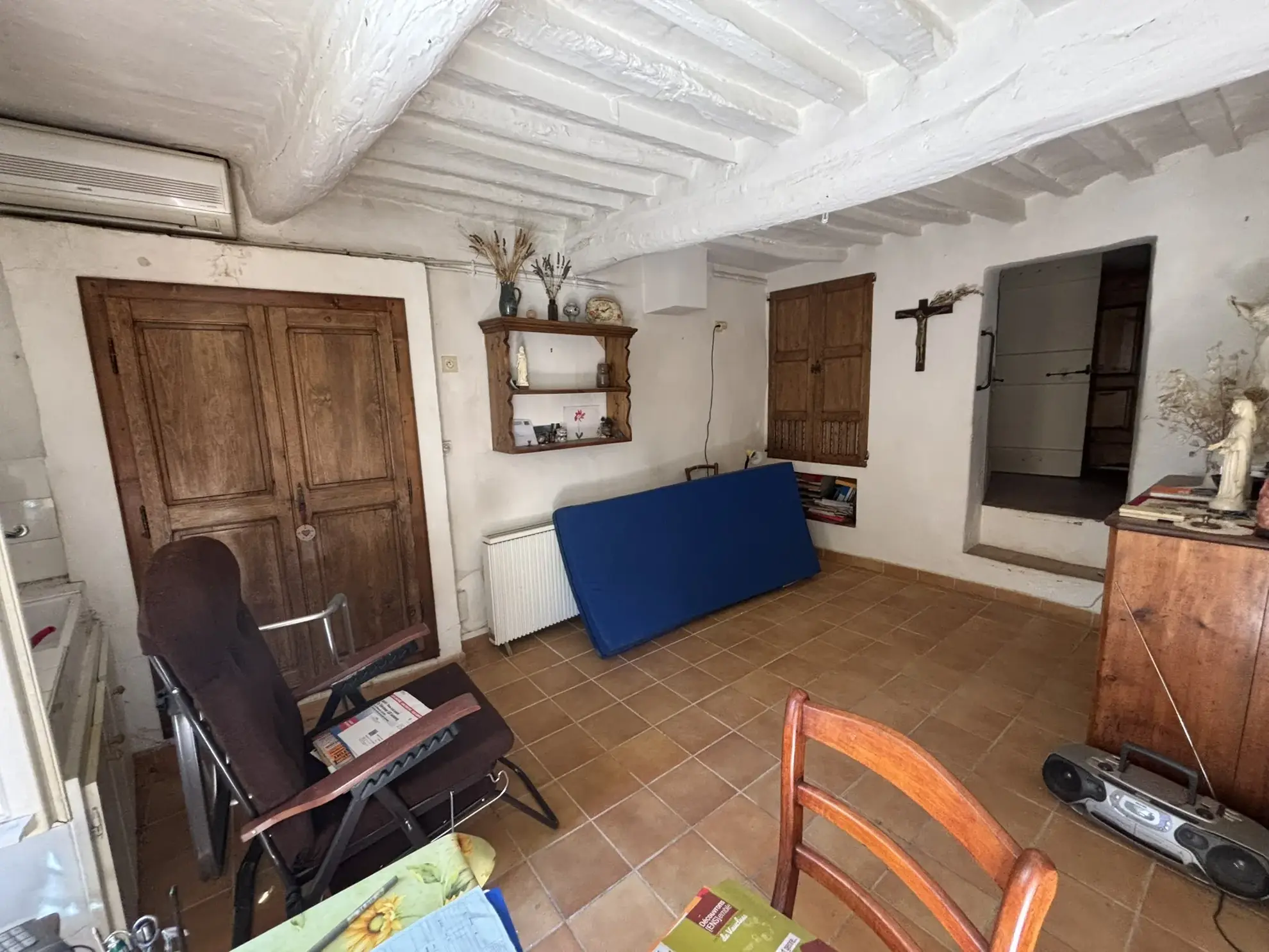 Maison de village à rénover avec terrasse dans le Barroux - Belle vue dégagée 