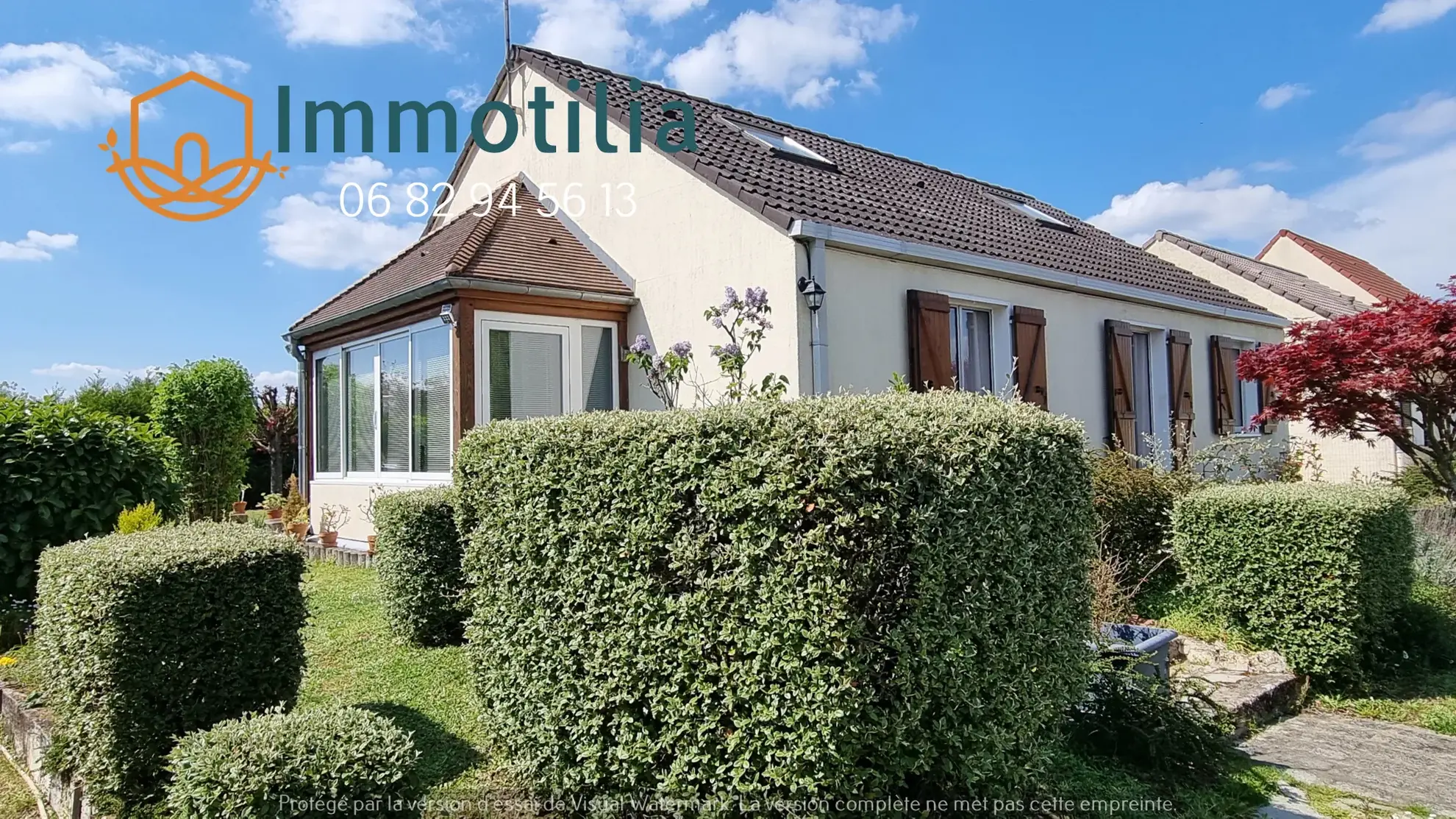 Maison familiale 3 chambres avec jardin à Bray-sur-Seine (77) 