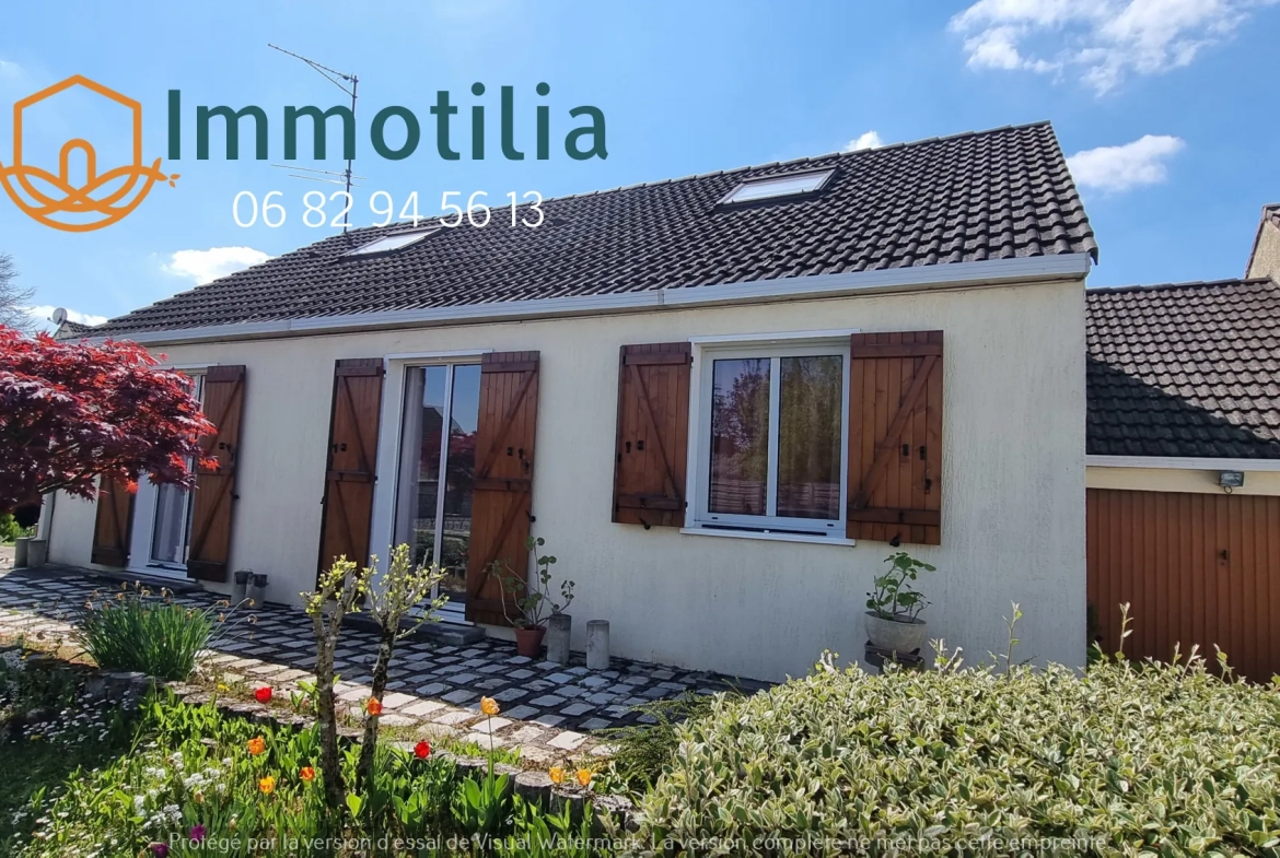 Maison familiale 3 chambres avec jardin à Bray-sur-Seine (77) 