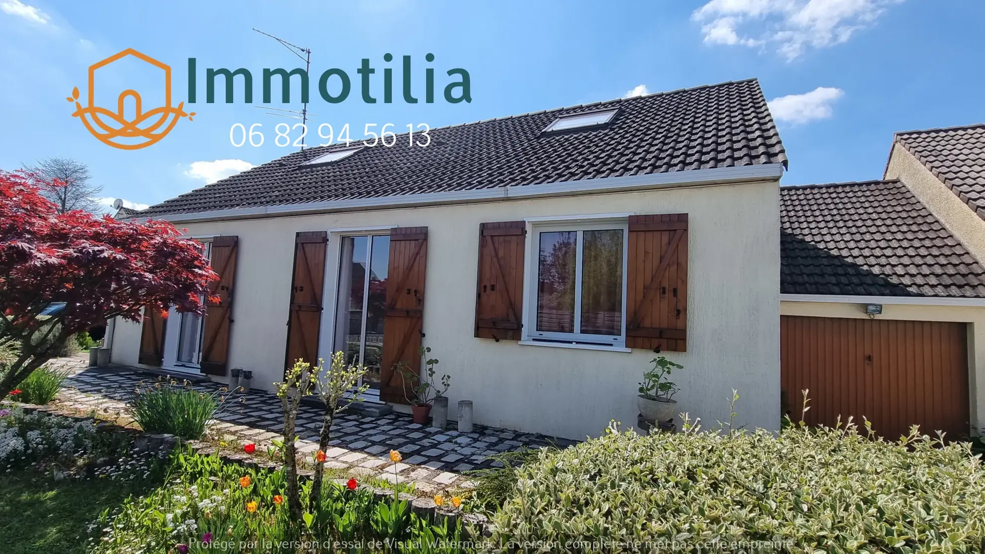 Maison familiale 3 chambres avec jardin à Bray-sur-Seine (77) 