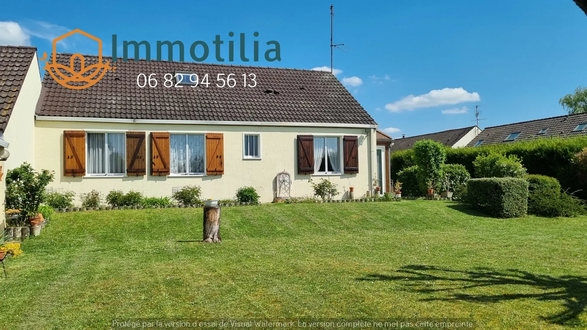 Maison familiale 3 chambres avec jardin à Bray-sur-Seine (77) 