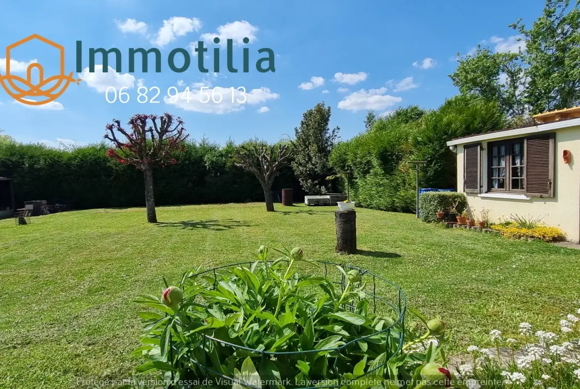 Maison familiale 3 chambres avec jardin à Bray-sur-Seine (77) 