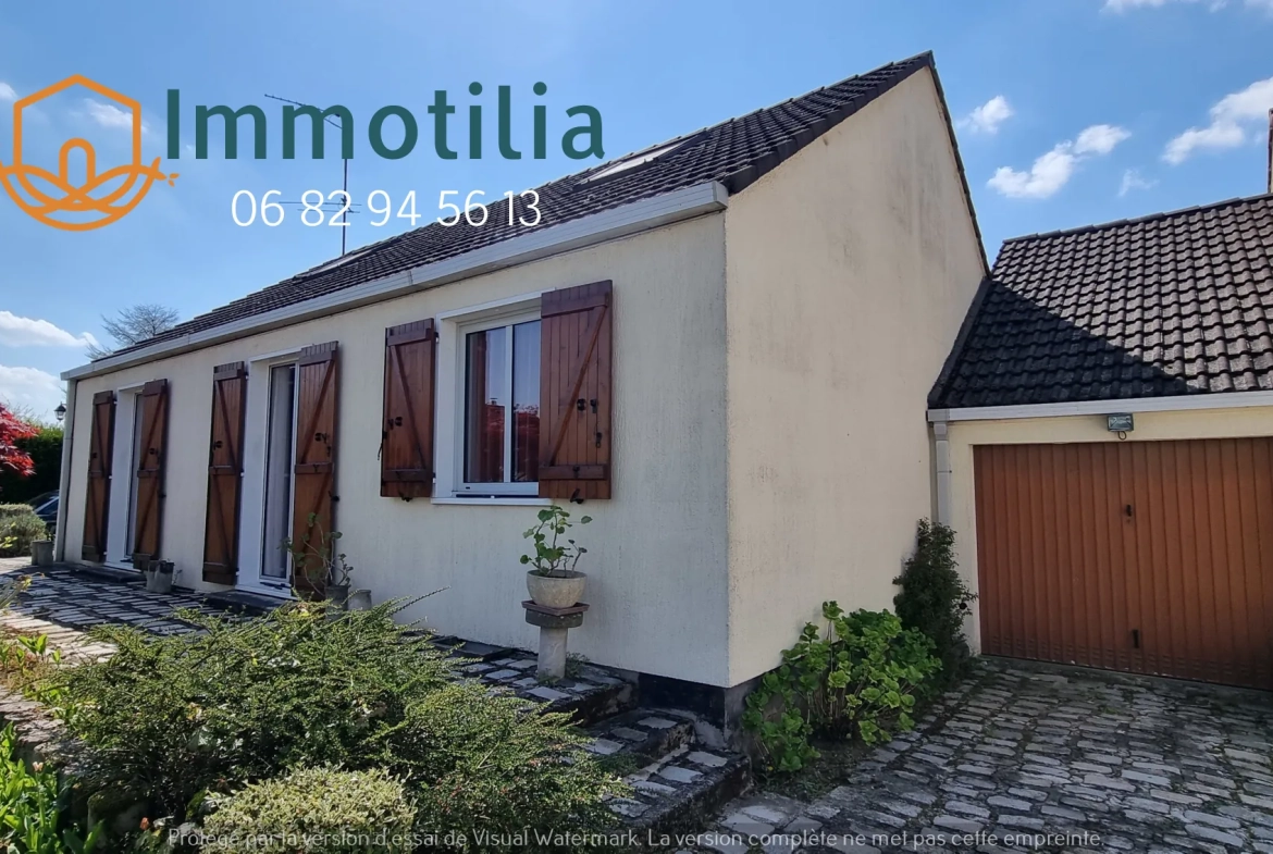 Maison familiale 3 chambres avec jardin à Bray-sur-Seine (77) 