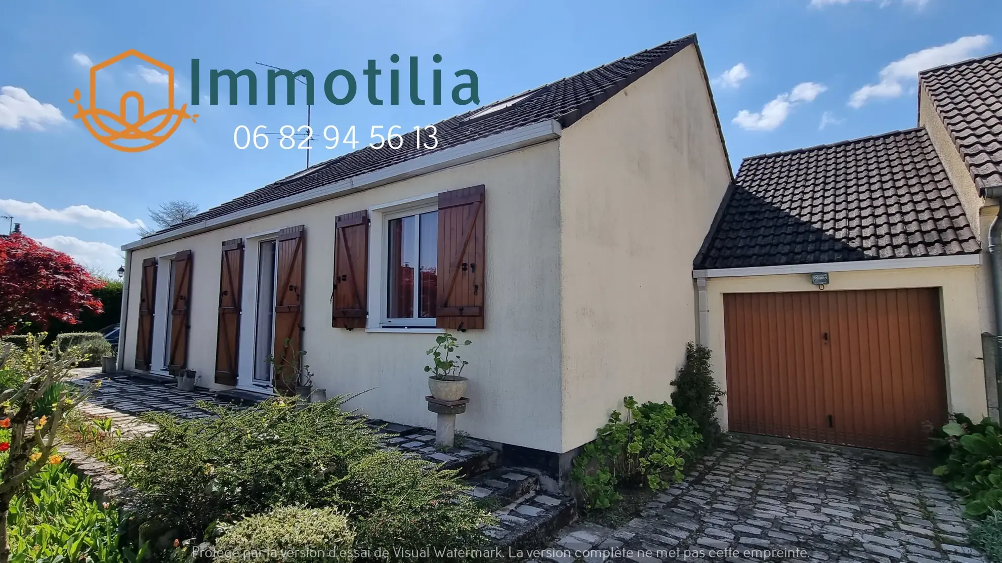 Maison familiale 3 chambres avec jardin à Bray-sur-Seine (77) 