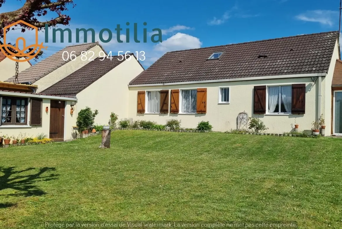 Maison familiale 3 chambres avec jardin à Bray-sur-Seine (77) 
