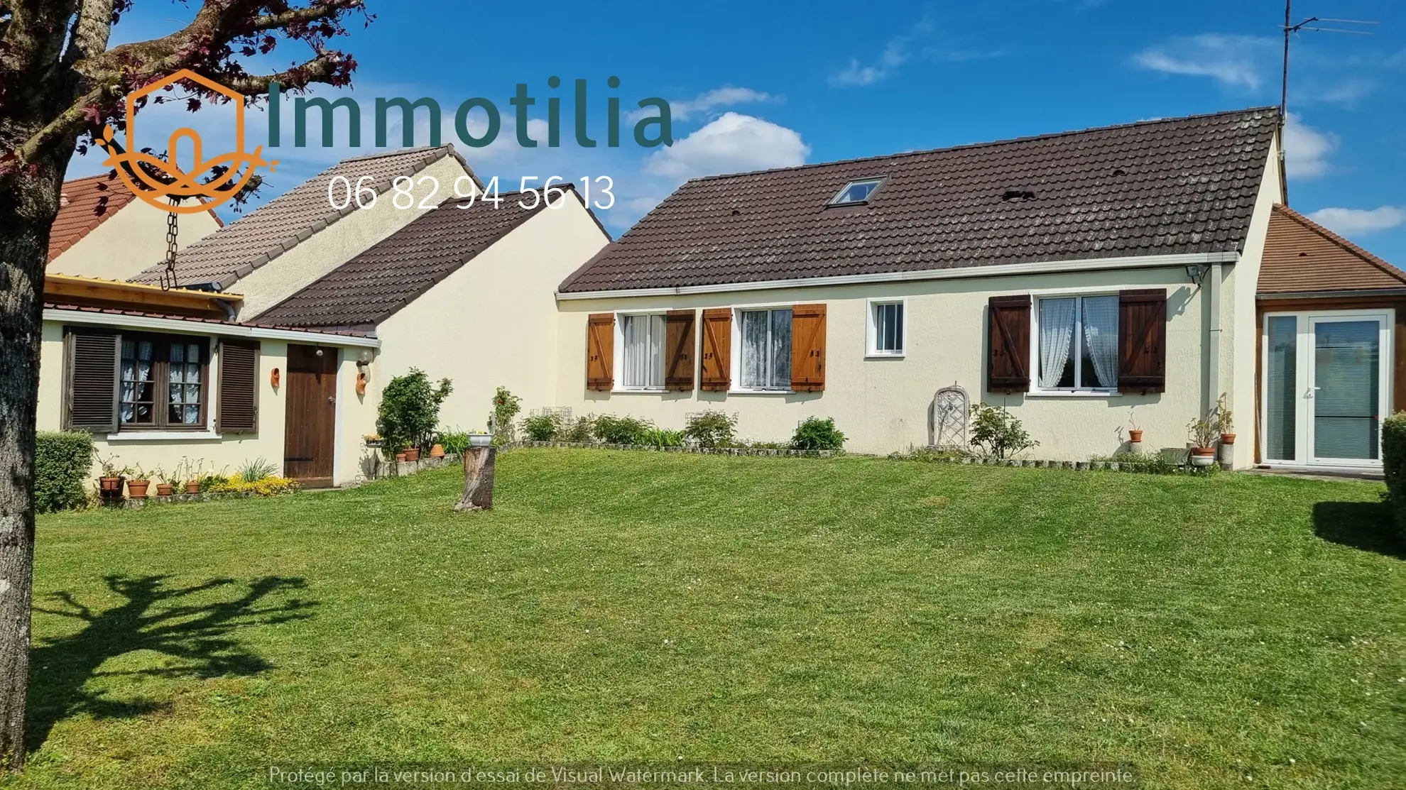 Maison familiale 3 chambres avec jardin à Bray-sur-Seine (77) 