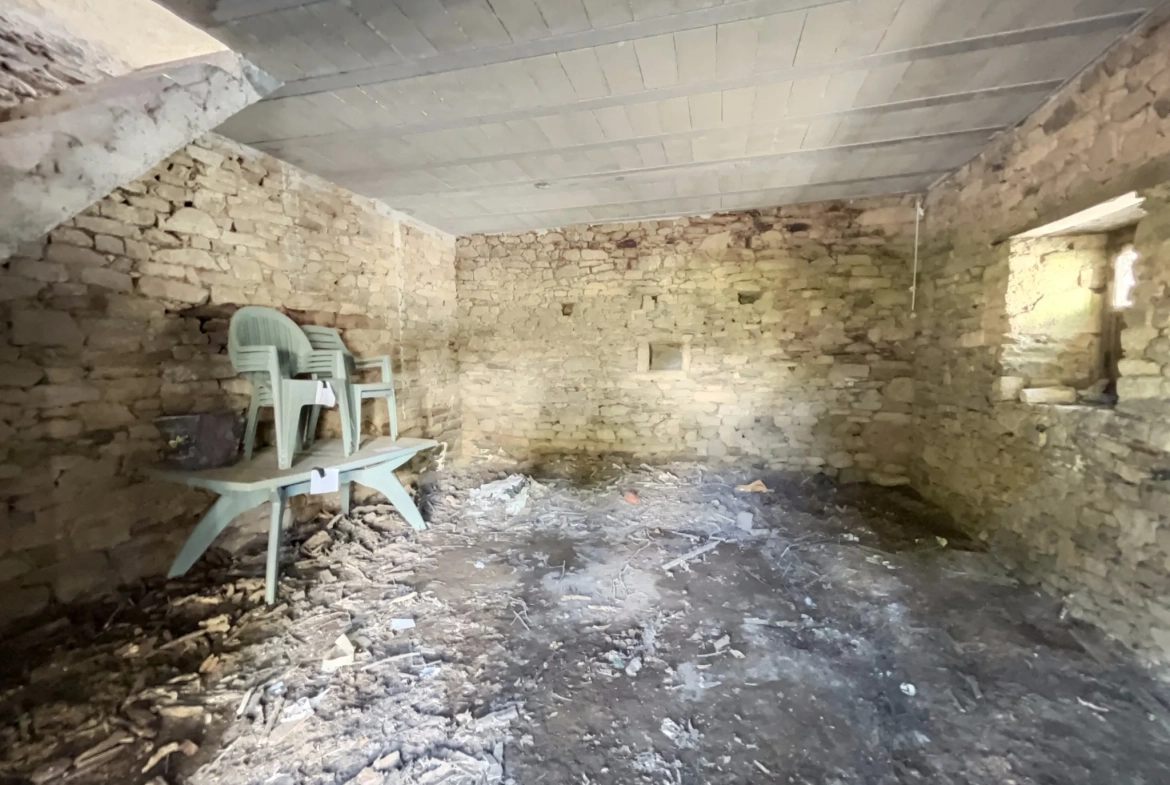 Charmante maison en pierre avec dépendances et grand terrain à Quistinic 
