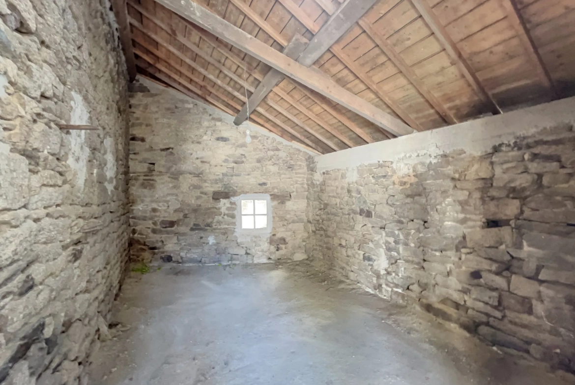 Charmante maison en pierre avec dépendances et grand terrain à Quistinic 