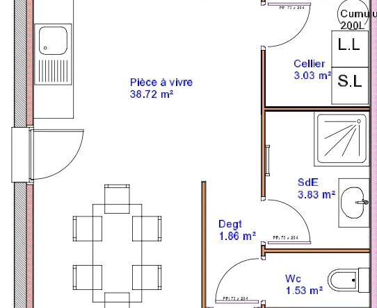 Belle maison de plain-pied rénovée avec jardin à Médis