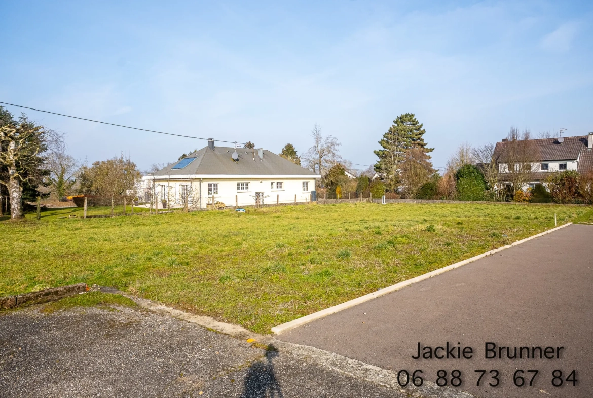 Terrain constructible de 5 ares à Heimsbrunn dans le Haut-Rhin 