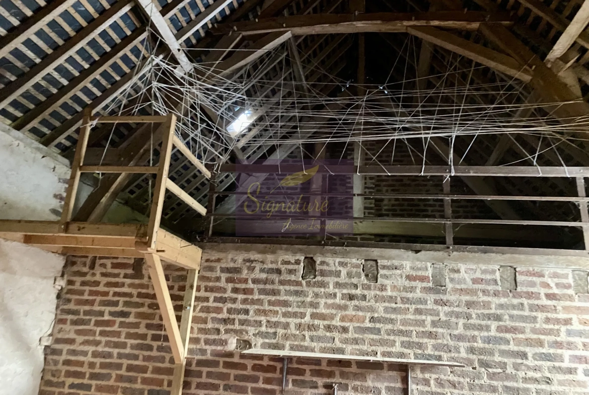 Belle ferme authentique à Teloche en campagne avec dépendances et terrain de 4015 m² 