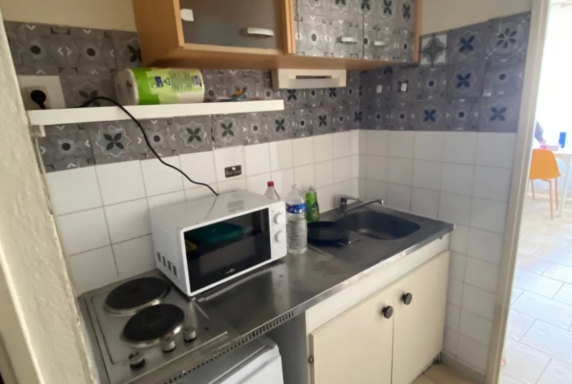 Studio à Nîmes de 23 m² loué, emplacement privilégié – Investissement sûr 