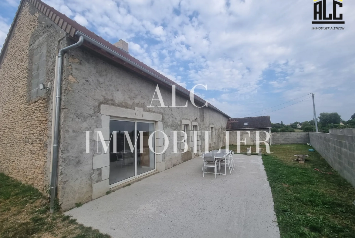 Maison de 148 m² avec dépendance et grand terrain à 15 km d'Alençon 