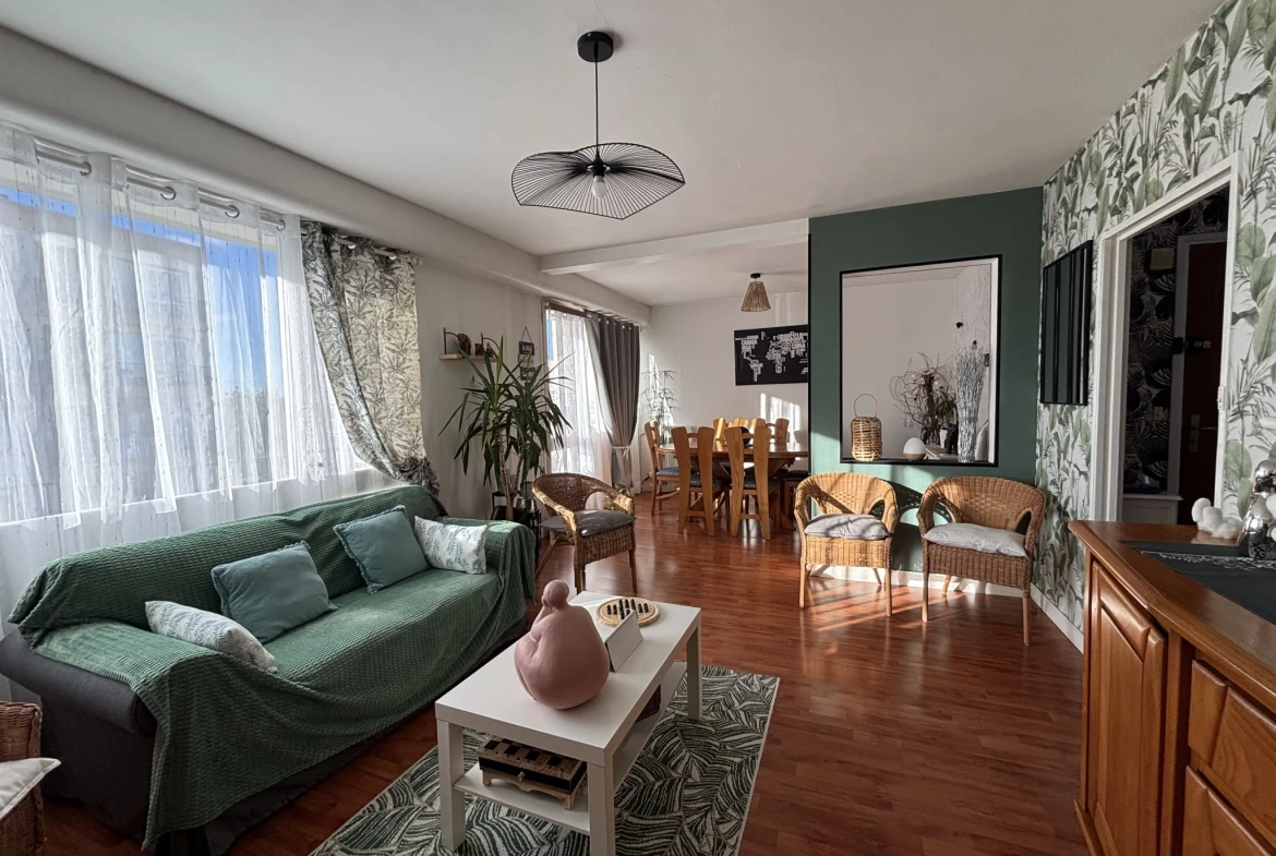 Appartement 3 pièces avec balcon, cave et parking à Venoix, Caen 