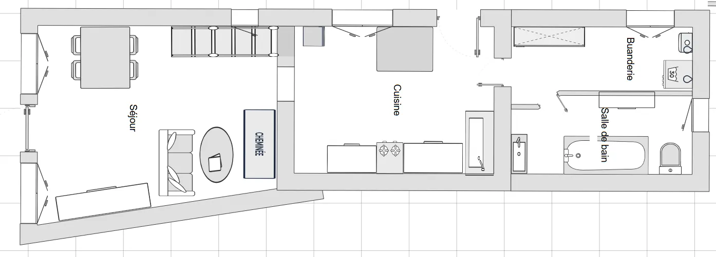 Maison de village avec jardin, terrasse et dépendance à Le Bignon-Mirabeau 