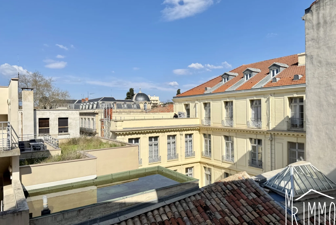 Magnifique T3 de 57 m² à Montpellier Gare, charme et confort au cœur de la ville 