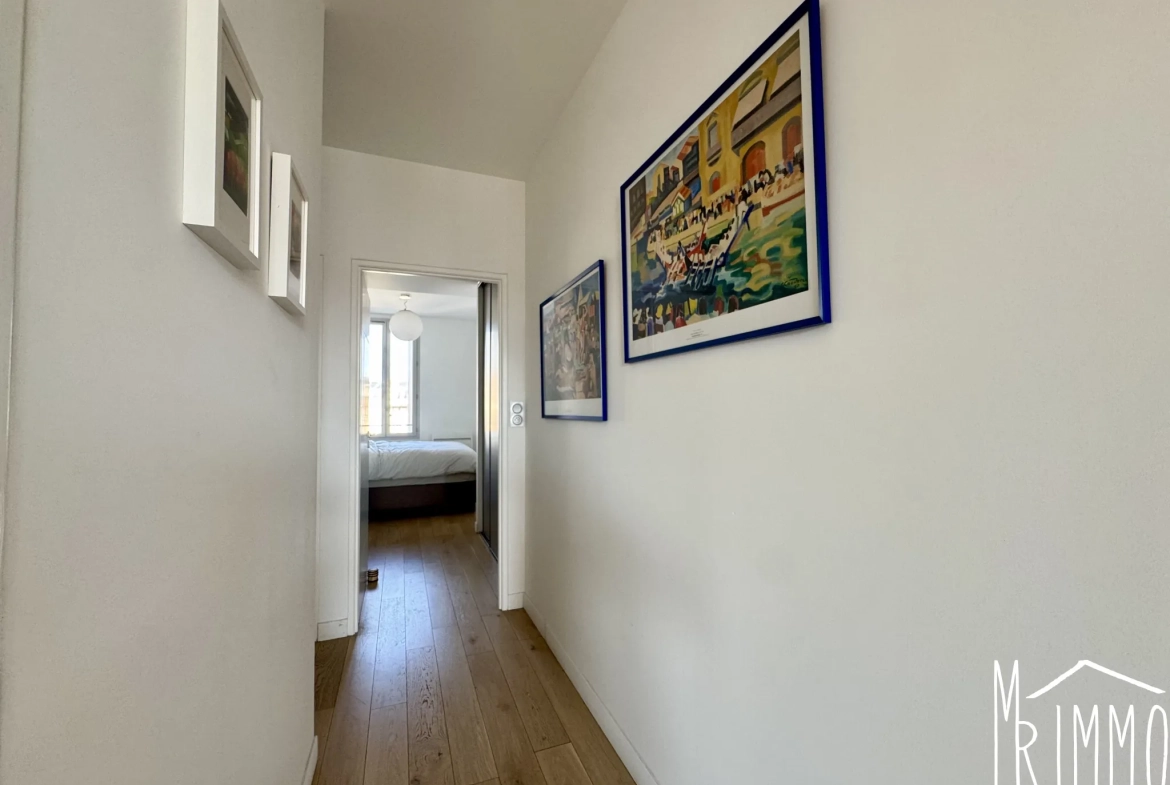 Magnifique T3 de 57 m² à Montpellier Gare, charme et confort au cœur de la ville 
