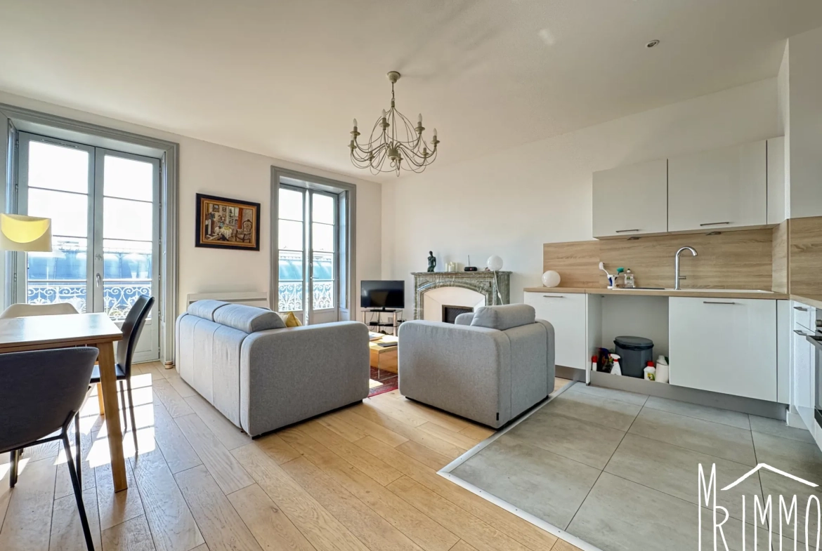 Magnifique T3 de 57 m² à Montpellier Gare, charme et confort au cœur de la ville 