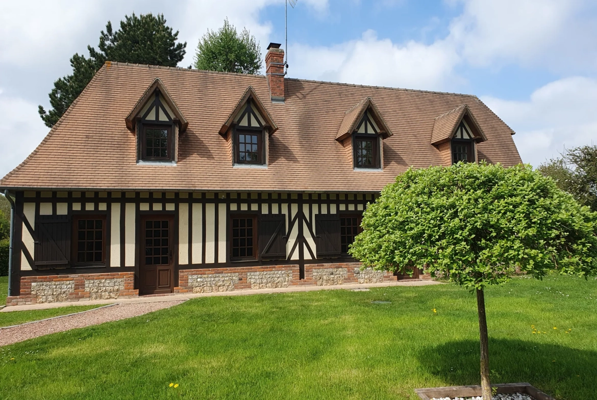 Belle maison normande avec jardin à Cormeilles proche Bernay 