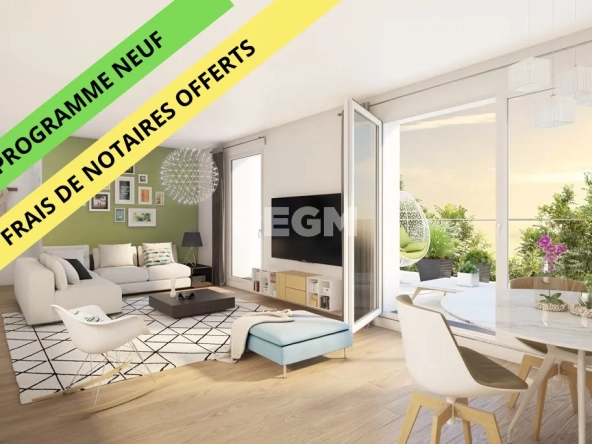 Appartement neuf 3 pièces avec terrasse à Bussy-Saint-Georges - Livraison 11 mois