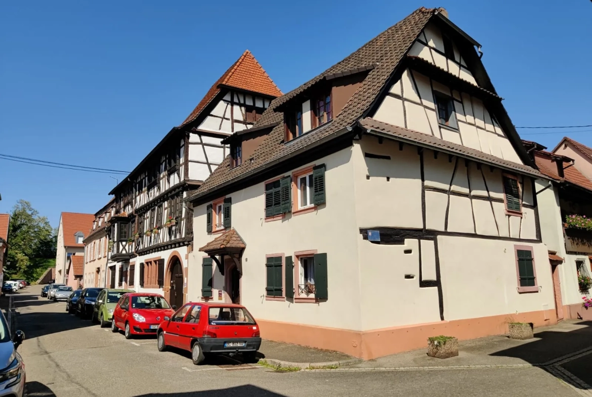 Maison de ville rénovée avec 3 appartements à Wissembourg 