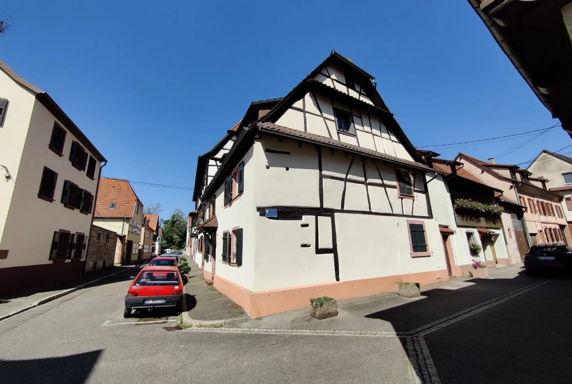 Maison de ville rénovée avec 3 appartements à Wissembourg 