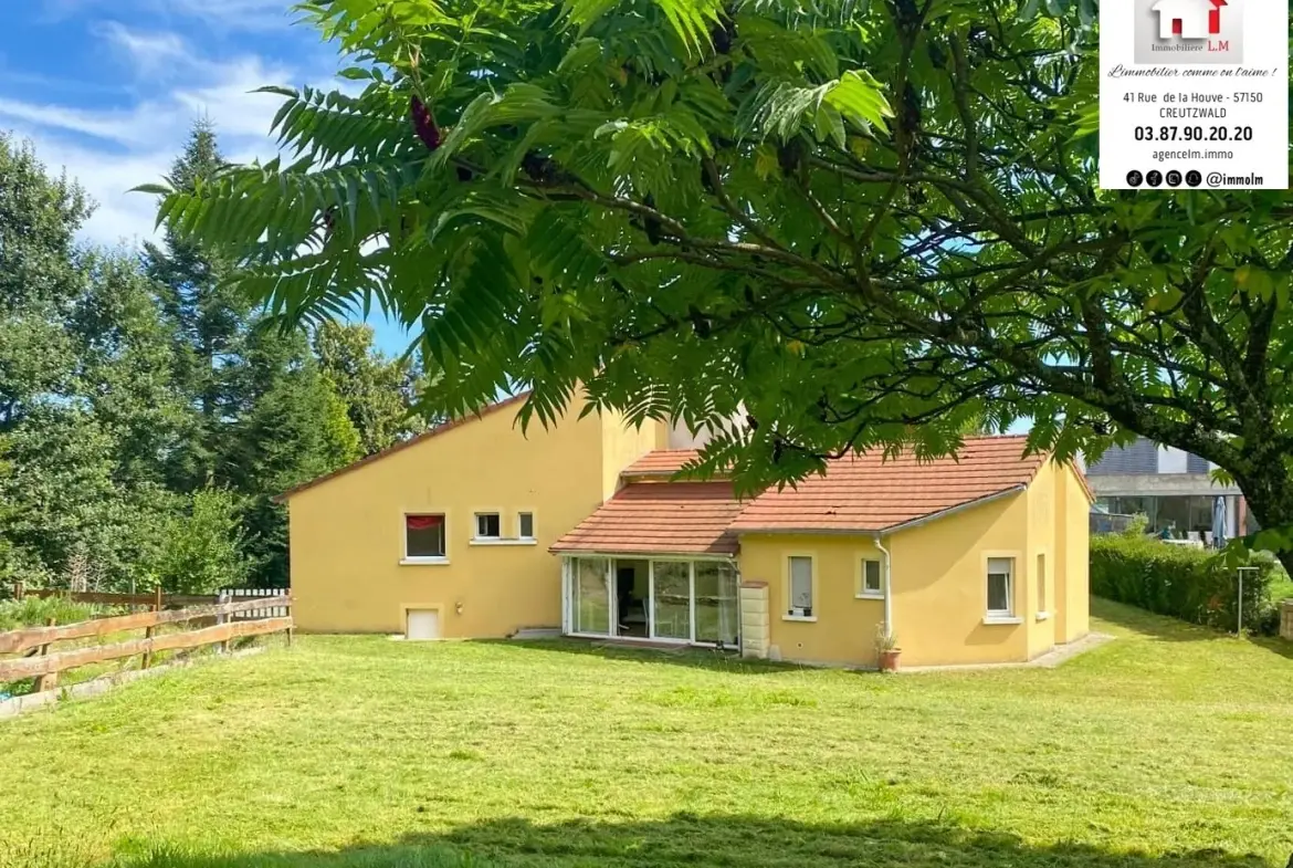Maison d'architecte à vendre à Creutzwald – 180 m² sur terrain de 25,79 ares 