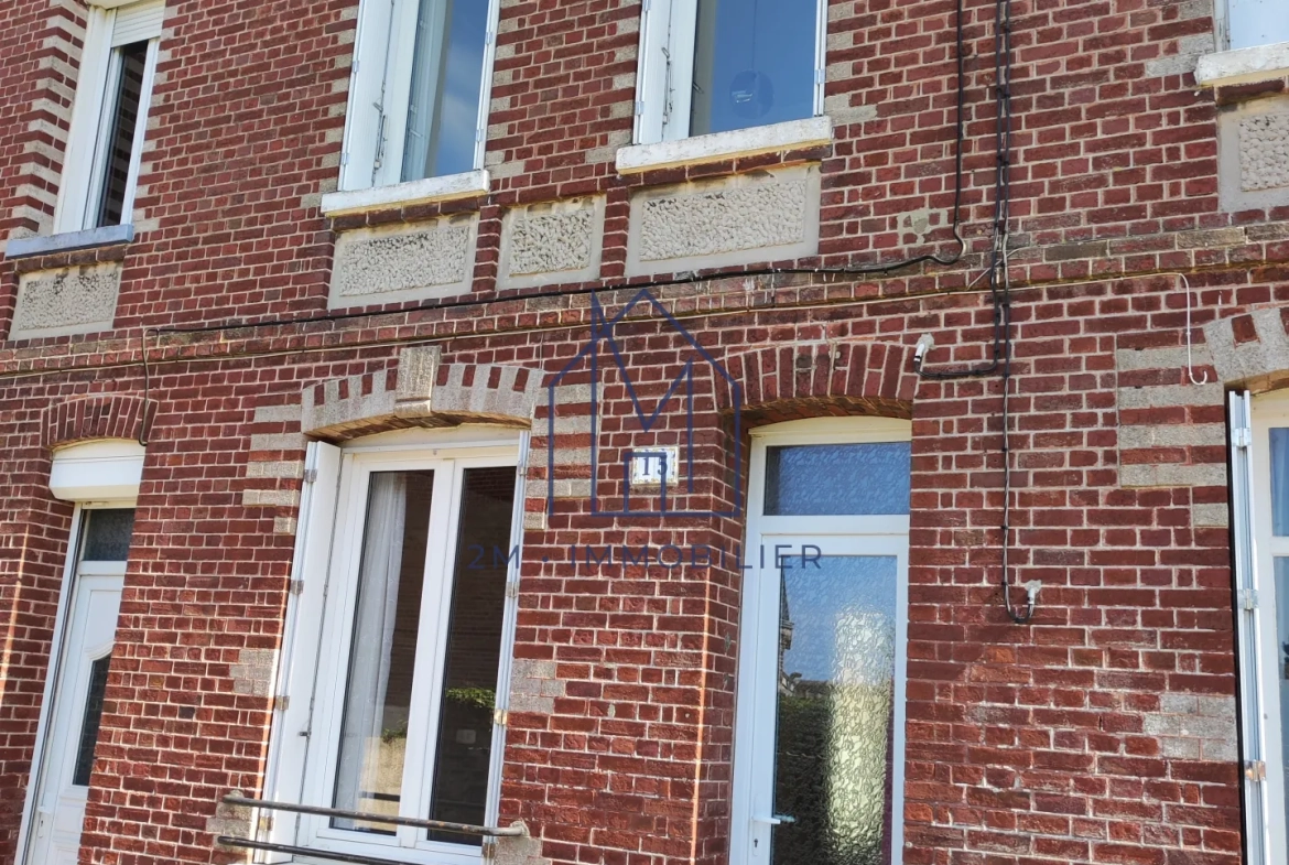 Maison lumineuse avec garage et petit extérieur au Tréport 