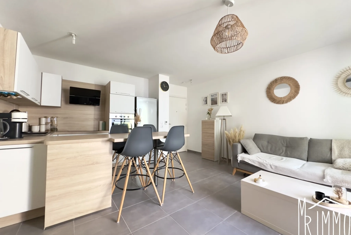 Vente Appartement 2 pièces à Montpellier Ovale avec terrasse et parking privé 