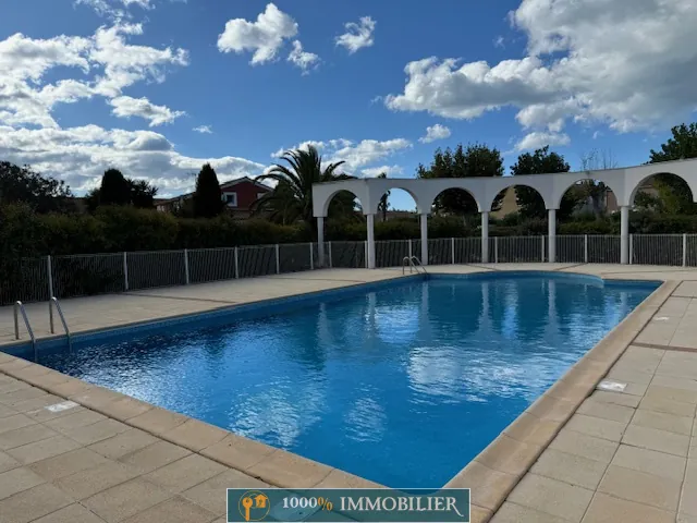 Villa T3 avec piscine à Vendres Plage, à 200 mètres des plages 
