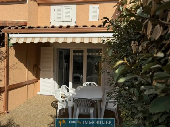 Villa T3 avec piscine à Vendres Plage, à 200 mètres des plages