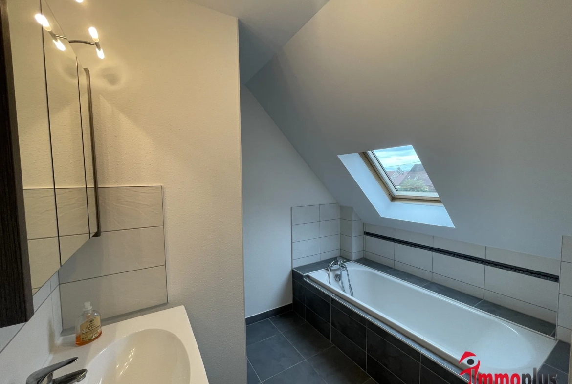 Appartement T3 avec terrasse de 45 m² à Bartenheim - standing et proximité frontière 