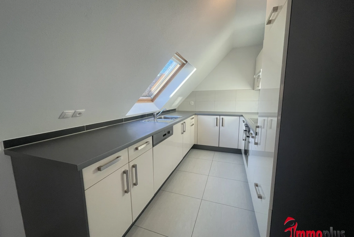 Appartement T3 avec terrasse de 45 m² à Bartenheim - standing et proximité frontière 