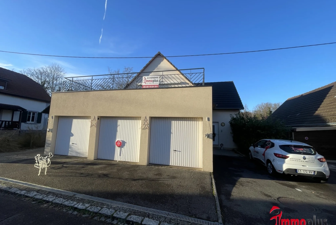 Appartement T3 avec terrasse de 45 m² à Bartenheim - standing et proximité frontière 