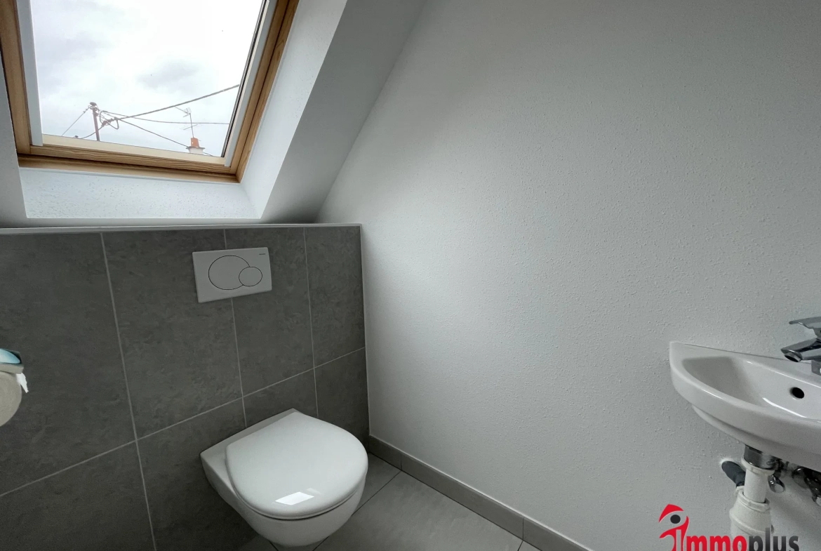 Appartement T3 avec terrasse de 45 m² à Bartenheim - standing et proximité frontière 
