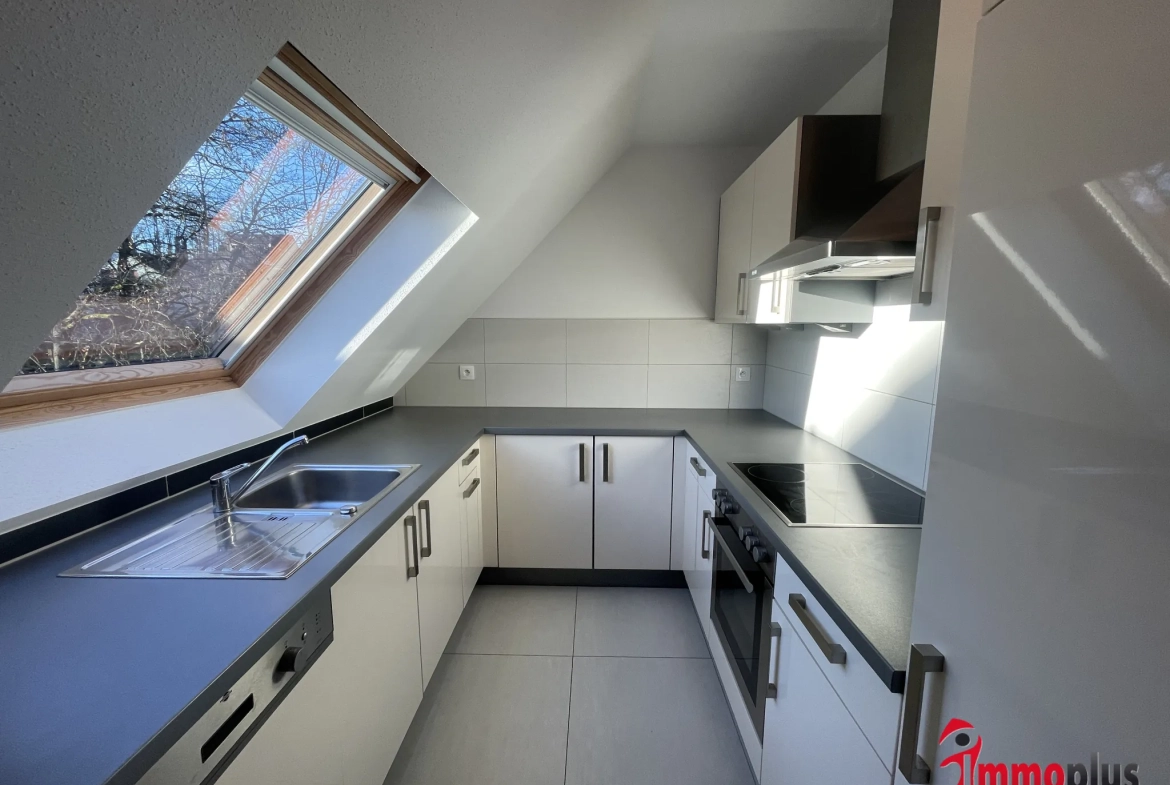 Appartement T3 avec terrasse de 45 m² à Bartenheim - standing et proximité frontière 