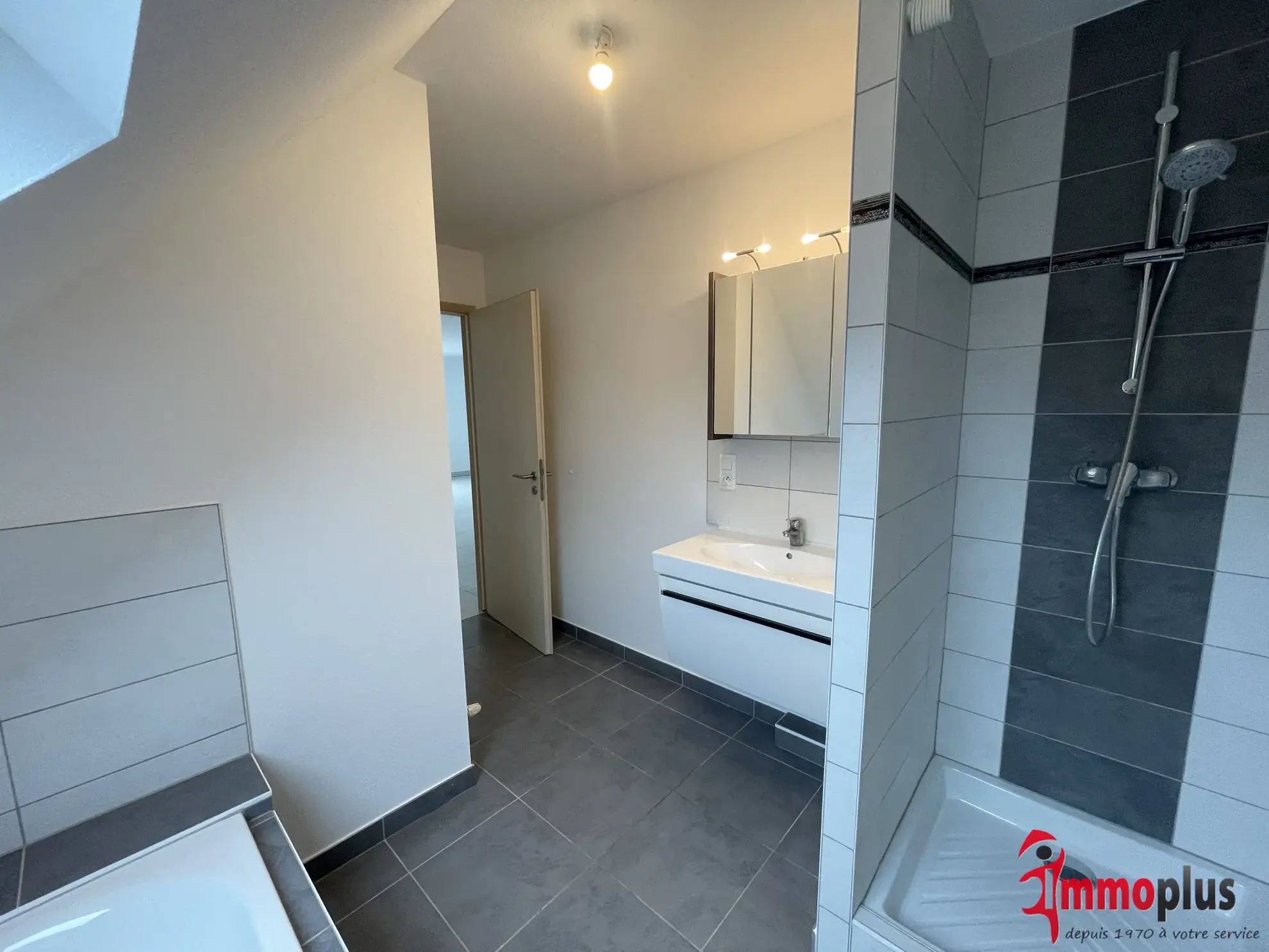 Appartement T3 avec terrasse de 45 m² à Bartenheim - standing et proximité frontière 