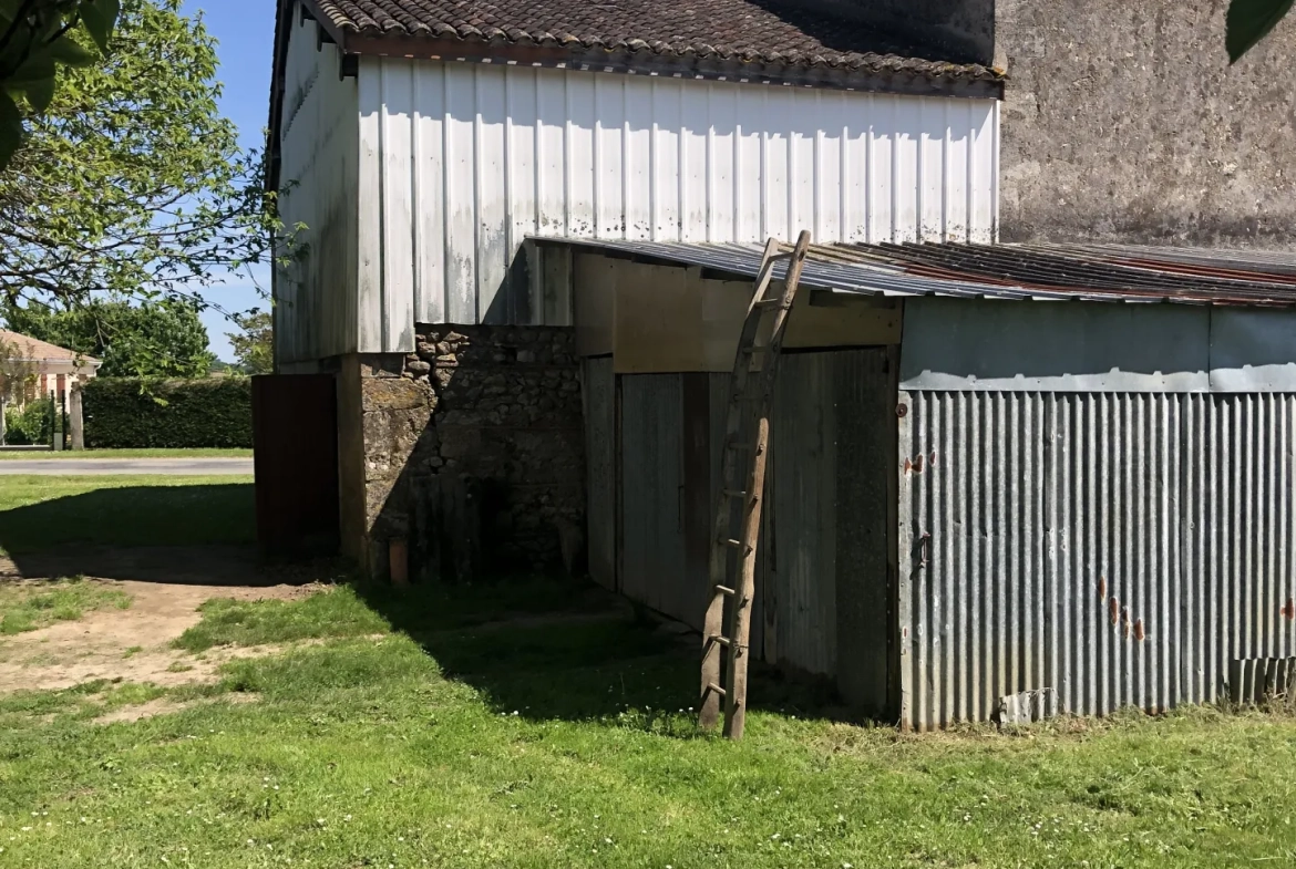 Charmante maison girondine de 120 m² avec dépendance et grand terrain entre La Réole et Marmande 