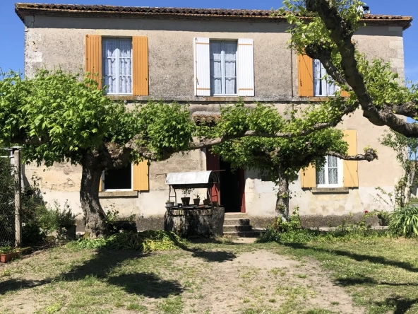 Charmante maison girondine de 120 m² avec dépendance et grand terrain entre La Réole et Marmande