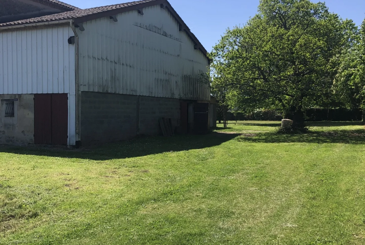 Charmante maison girondine de 120 m² avec dépendance et grand terrain entre La Réole et Marmande 