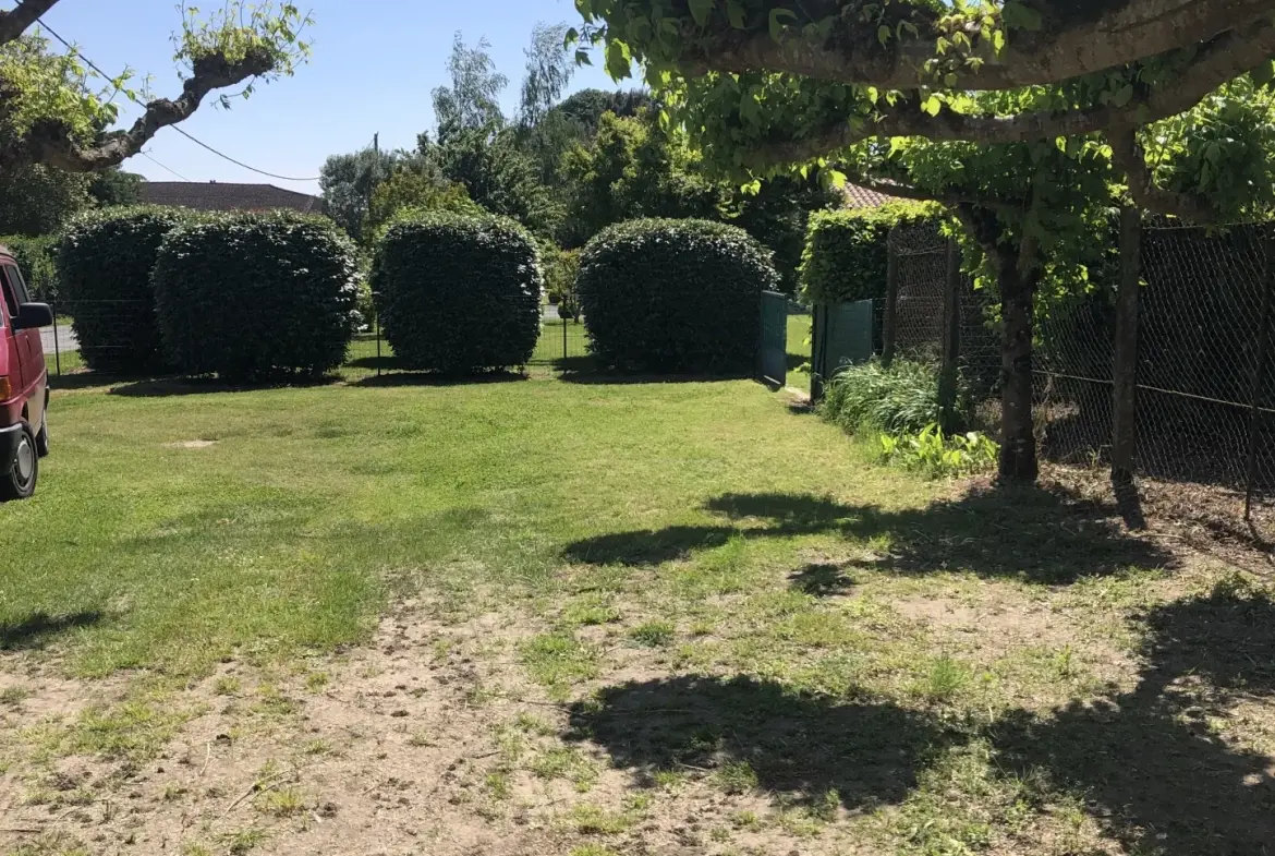 Charmante maison girondine de 120 m² avec dépendance et grand terrain entre La Réole et Marmande 