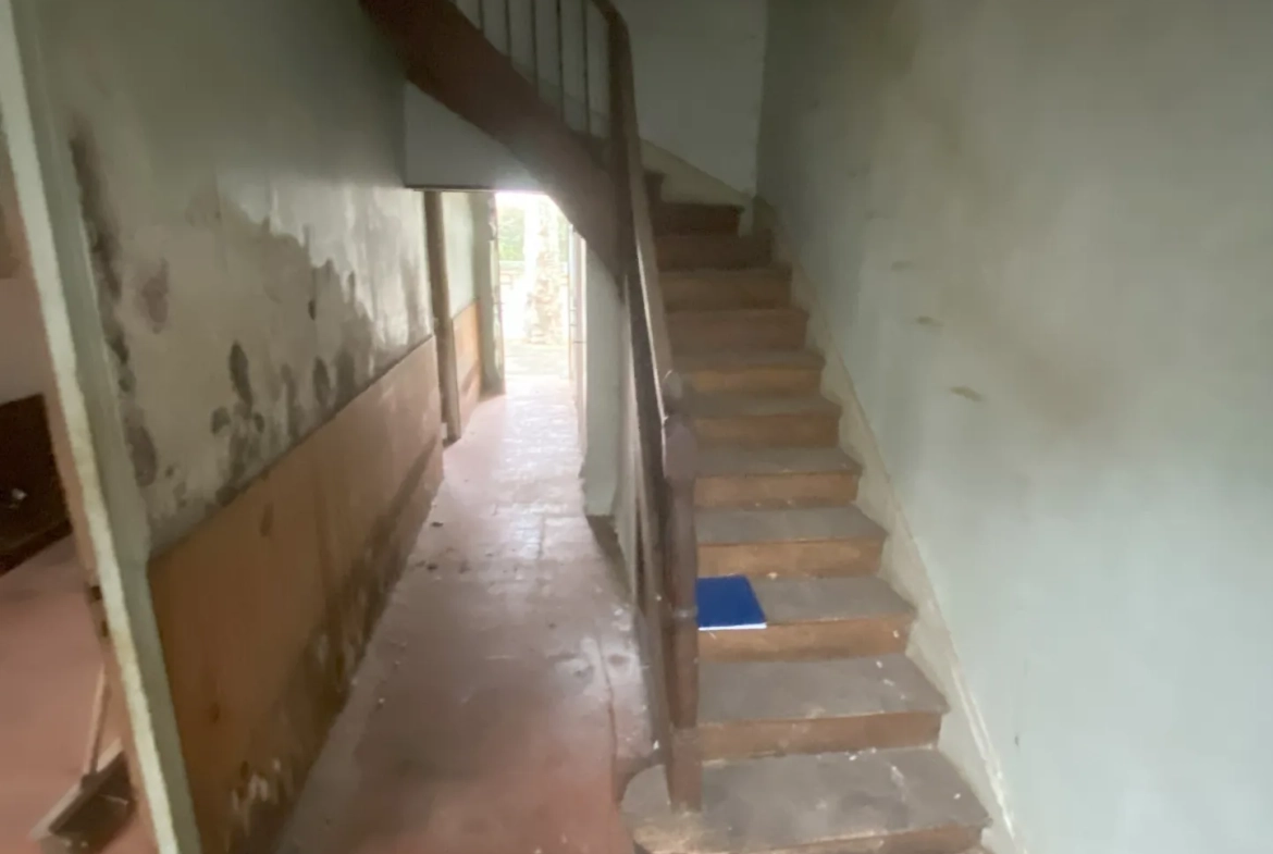 Maison de village à rénover à L Isle en Dodon, proche rivière et commerces 
