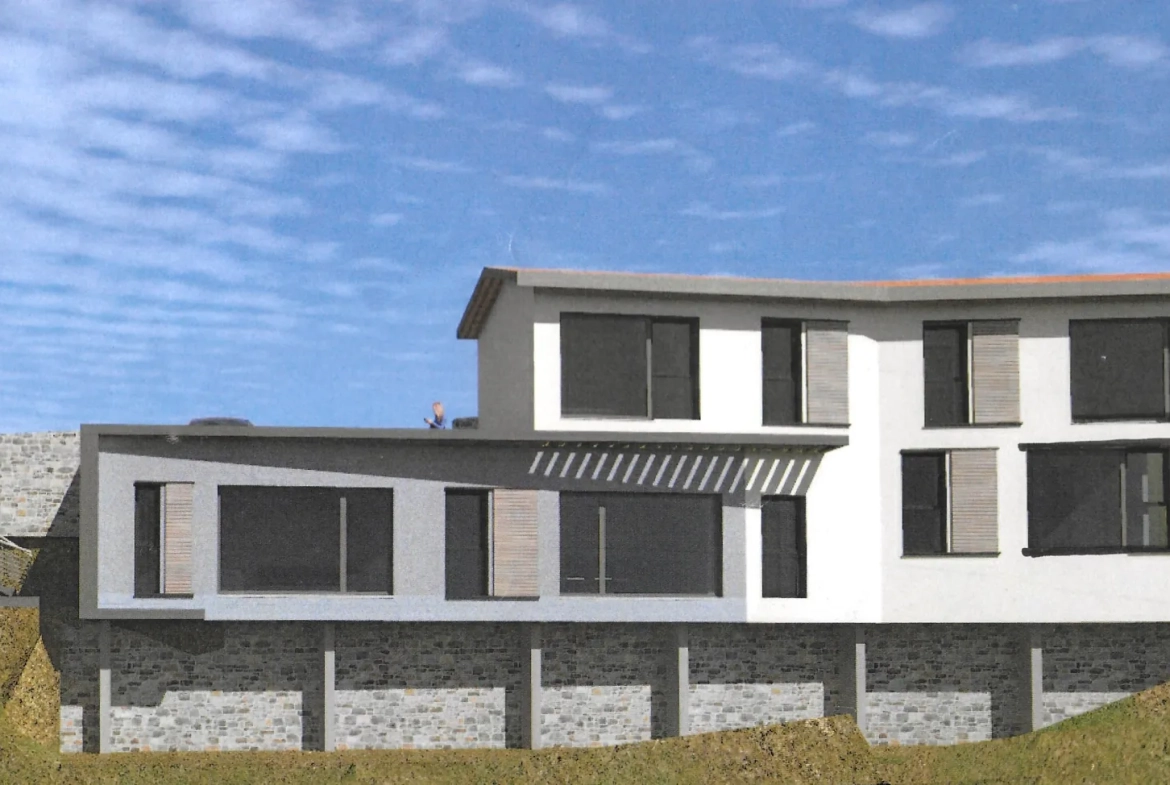 Ensemble immobilier avec vue panoramique à Vienne - Maison et projet de construction 