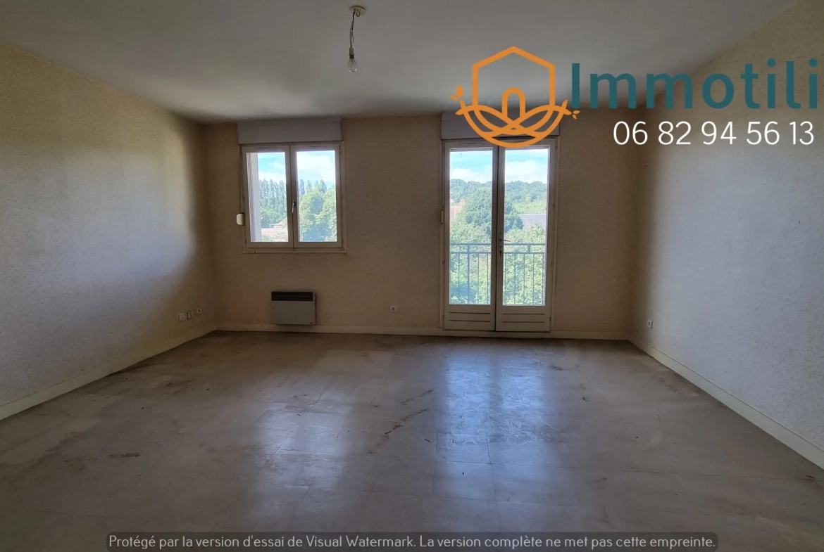 Appartement à vendre à Sens, proche centre-ville et gare, avec balcon et parking couvert 