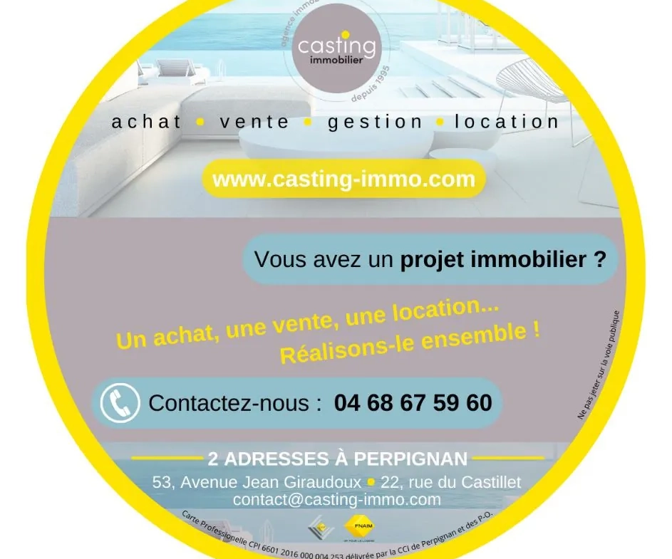Appartement rénové de 52m² au cœur de Perpignan, idéal pour investissement ou résidence principale 